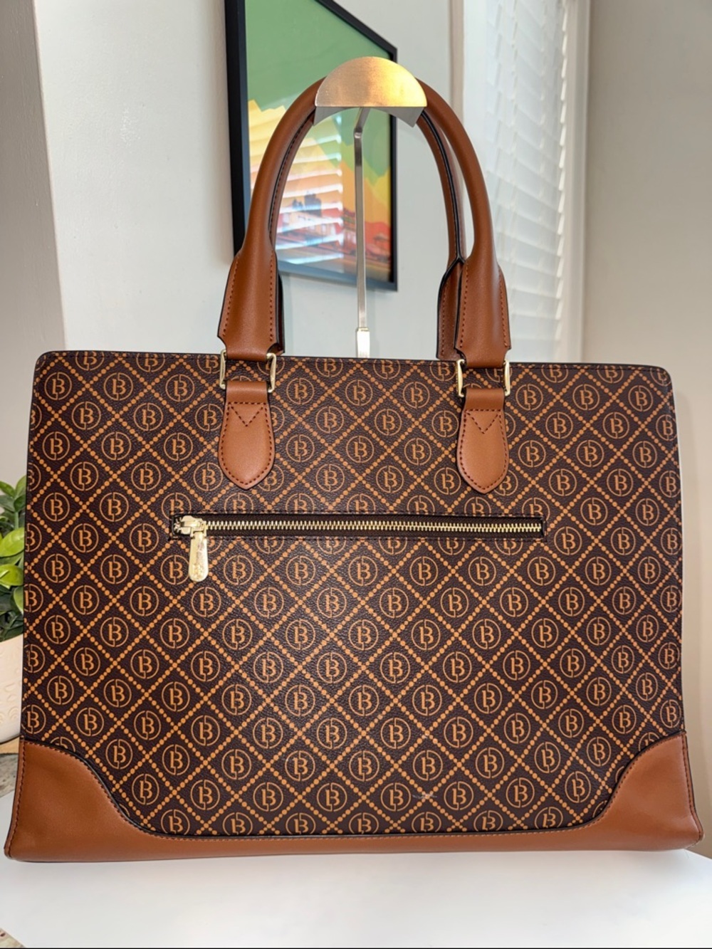 Bostanten Stroud Vintage Leather Briefcase - Picture 5 of 14